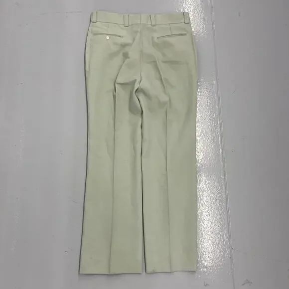 Vintage 70s Belk Mint Green Acetate Western 2-Button Suit Suits